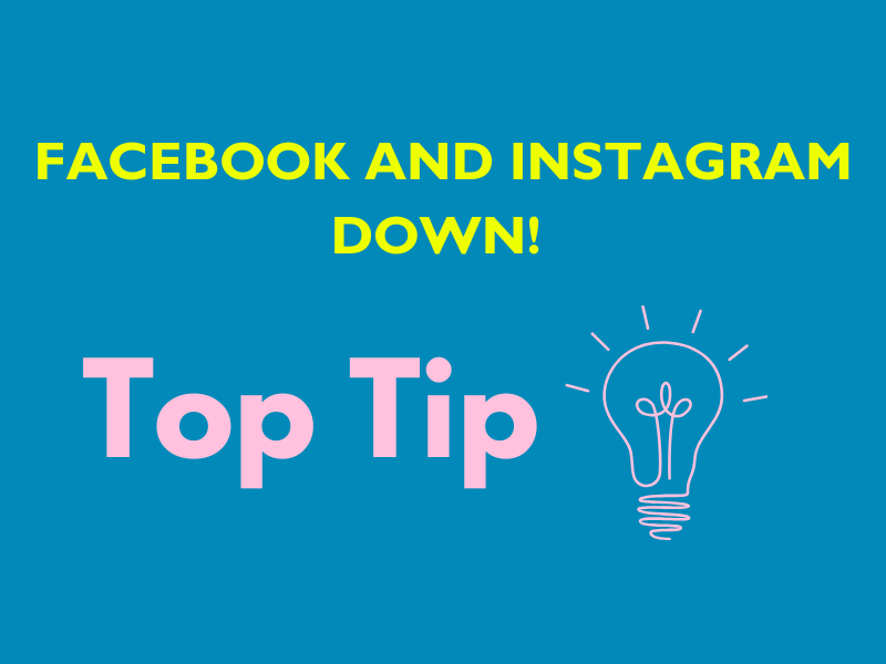 Top Tip – Meta down!