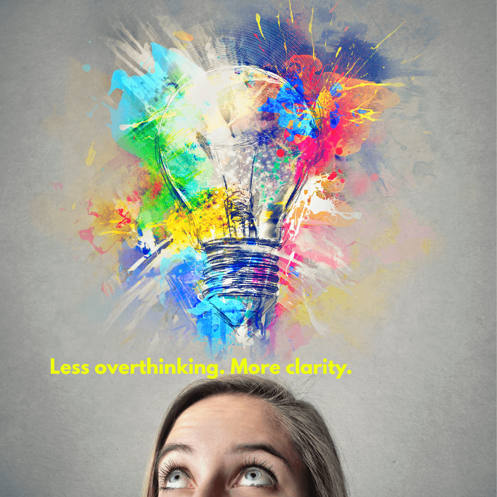 Lady who can stop overthinking