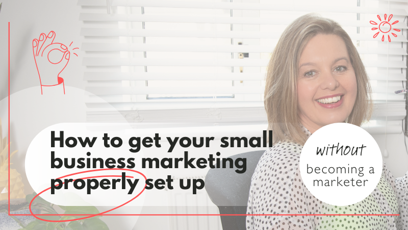 How to get your samll business marketing properly set up