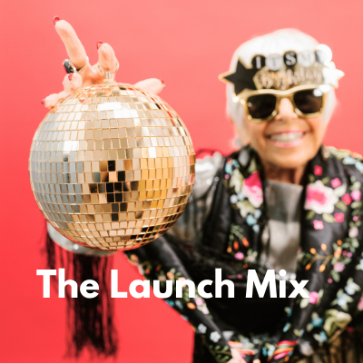 The Launch Mix logo